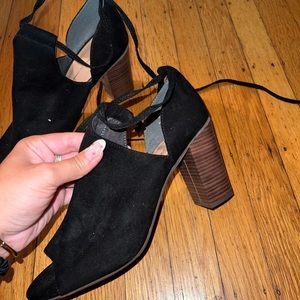 Born In California Lace Up Heels